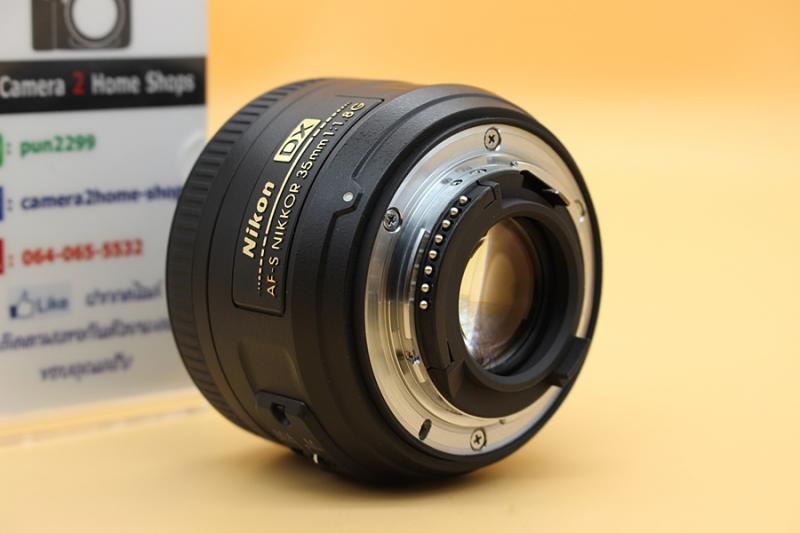 ขาย Nikon Lens AF-S DX 35mm F/1.8G สภาพสวย ไร้ฝ้า รา ใช้งานน้อย ใช้งานปกติ พร้อม Hood  อุปกรณ์และรายละเอียดของสินค้า 1.Nikon Lens AF-S DX 35mm F/1.8G  2.Ho